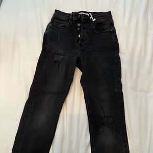 Forever 21 black slim straight jeans- new with tags